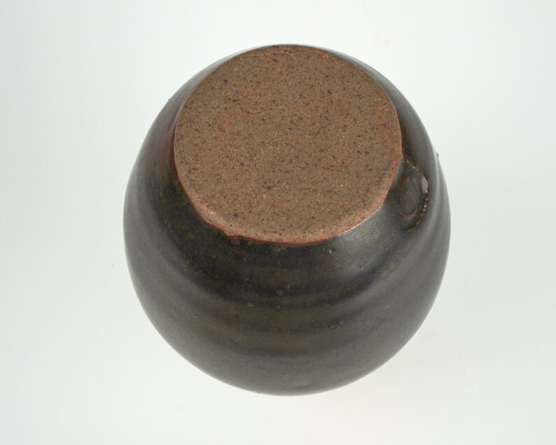 Vintage Colin Pearson Studio Pottery tenmoku stoneware vase