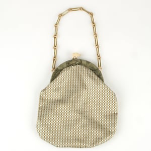 Stylish 1920-30s Art Deco elephant celluloid evening handbag.