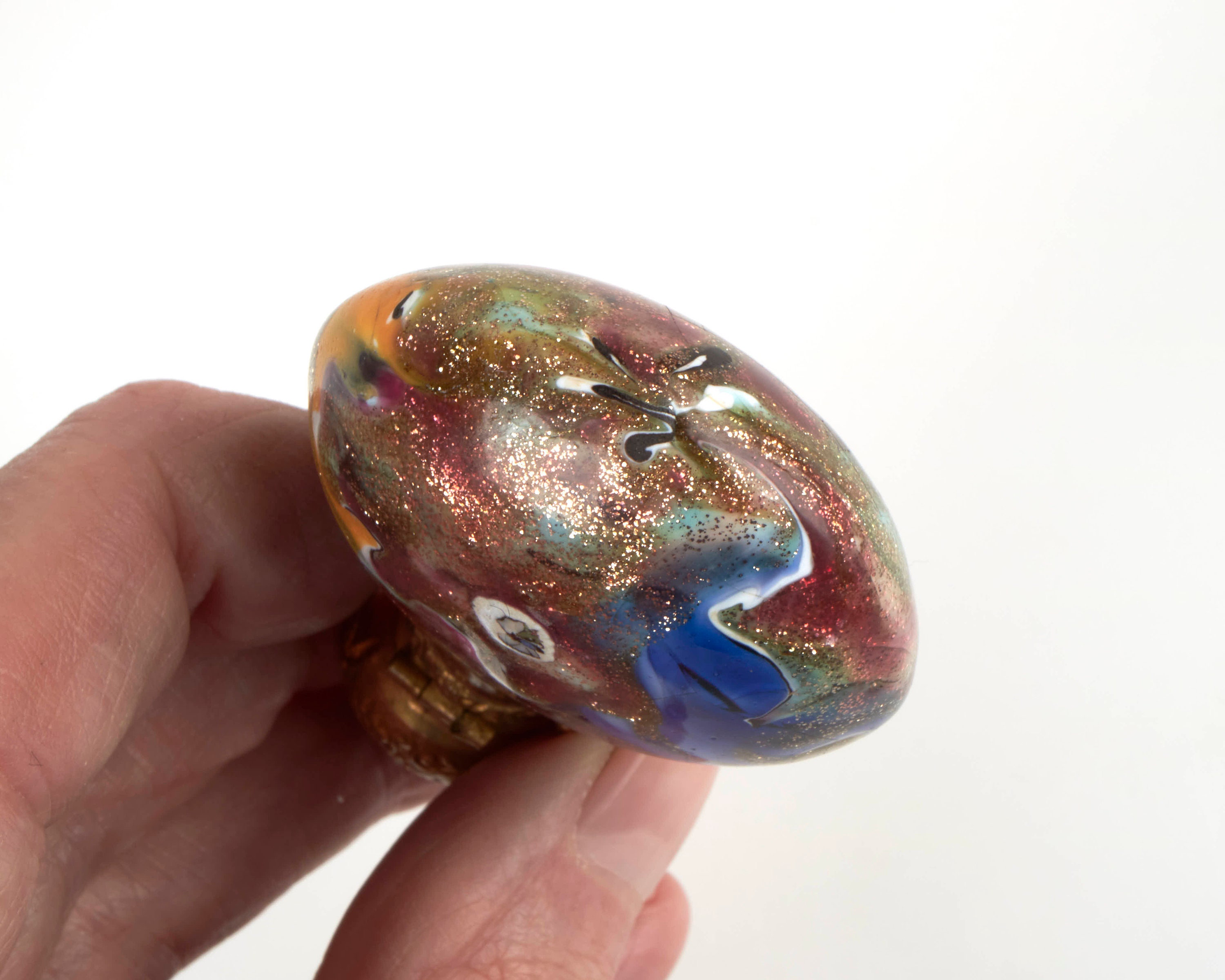 19 世紀中期のアンティーク。ベネチアの肖像画が描かれた