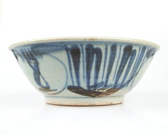 Antike chinesische blau-weiße Porzellan Schale Possen für islamischen Markt