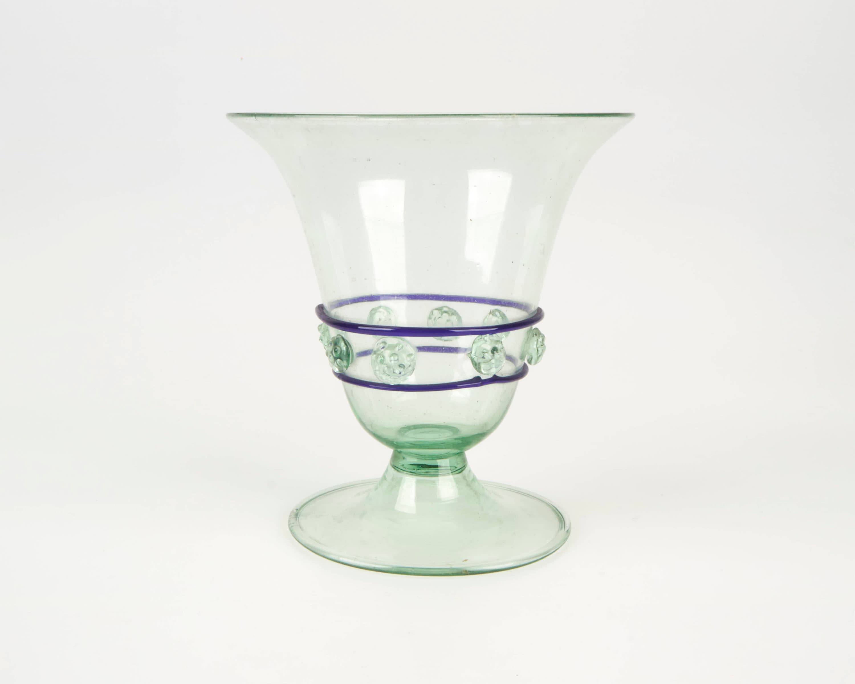 Rare 1920s MVM Cappellin Venetian Glass Vase Designed by Vittorio