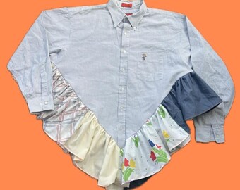CS Peanuts Ruffle Top - Size XL/2X