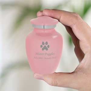 Dog Paw Keepsake Pet Keepsake Urn