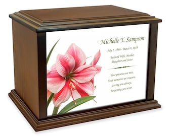 Urna funeraria de madera Amaryllis Eternal Reflections - 4 tamaños