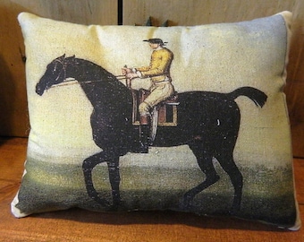 Horse Pillow Handmade Cotton Pillow