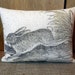 Bunny Rabbit Pillow Handmade Pillow Rabbit Lover Gift - Etsy