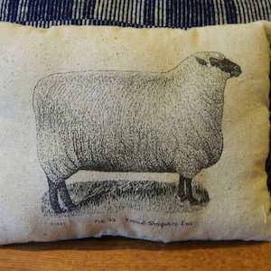 Sheep Pillow Handmade Pillow