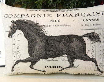 Running Horse - Farmhouse Pillow