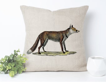 Handmade Fox Pillow, Fox Decor - Fox Pillow