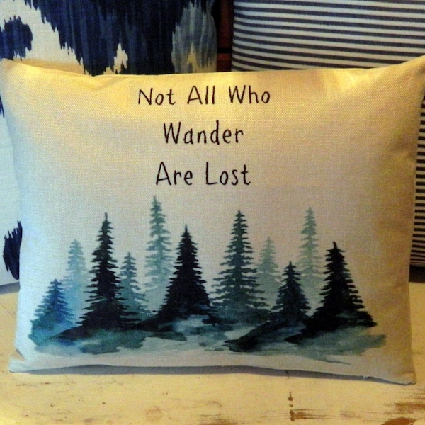Camping Pillow Etsy