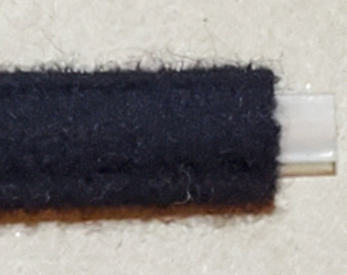 1/10 x Black Brushed Polyester Covered Boning - 10mm