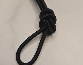 Rollo de cuerda elástica negra – Cuerda de alta resistencia