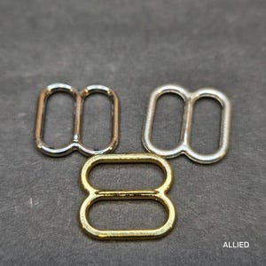 XXL Metal Sliders (10pcs) – 24k Gold, .925 Silver, White Bronze, 5mm Opening image 7