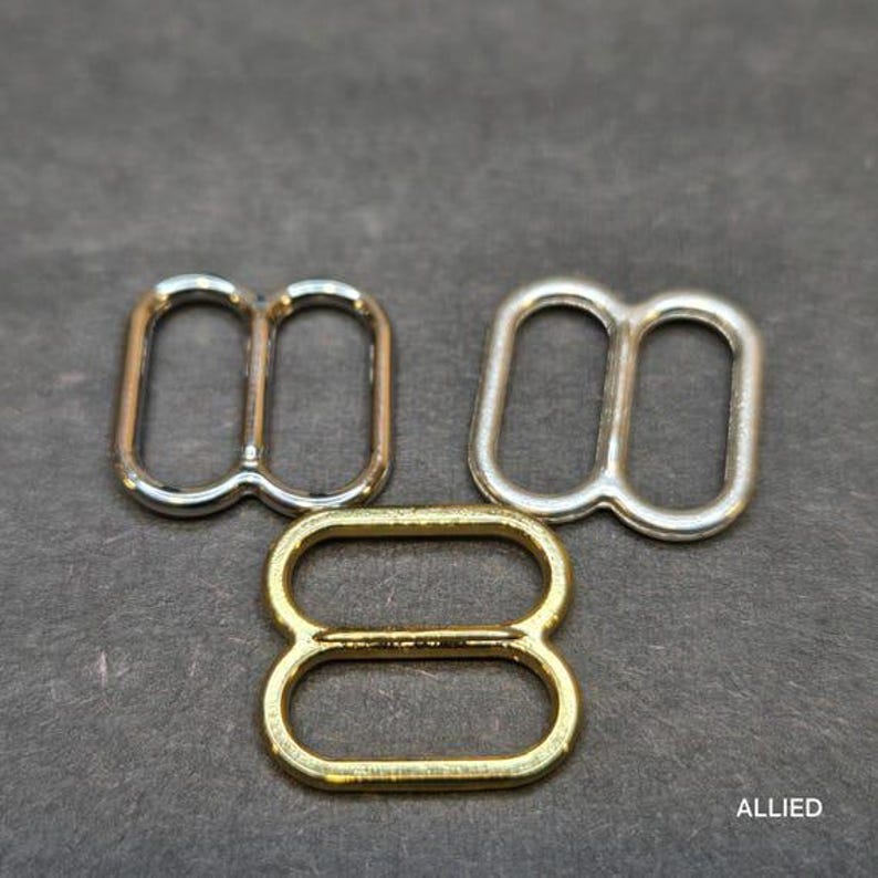 XXL Metal Sliders (10pcs) – 24k Gold, .925 Silver, White Bronze, 5mm Opening image 7