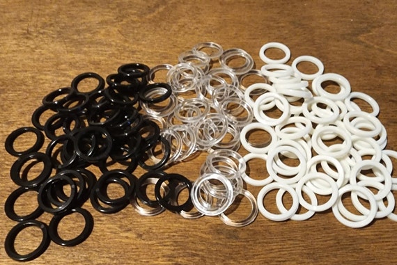 1 Translucent Plastic Rings - 10 Pack