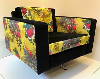BOXY | Mid-Century Modern Style Swivel Lounge Chair