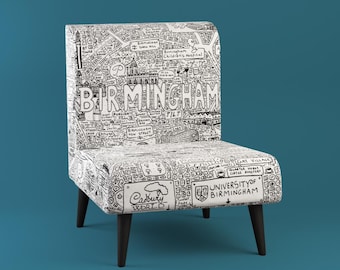 Chaise longue Birmingham Doodle Map