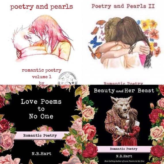4 Book Bundle Set Poetry And Pearls Poetry And Pearls Ii Etsy