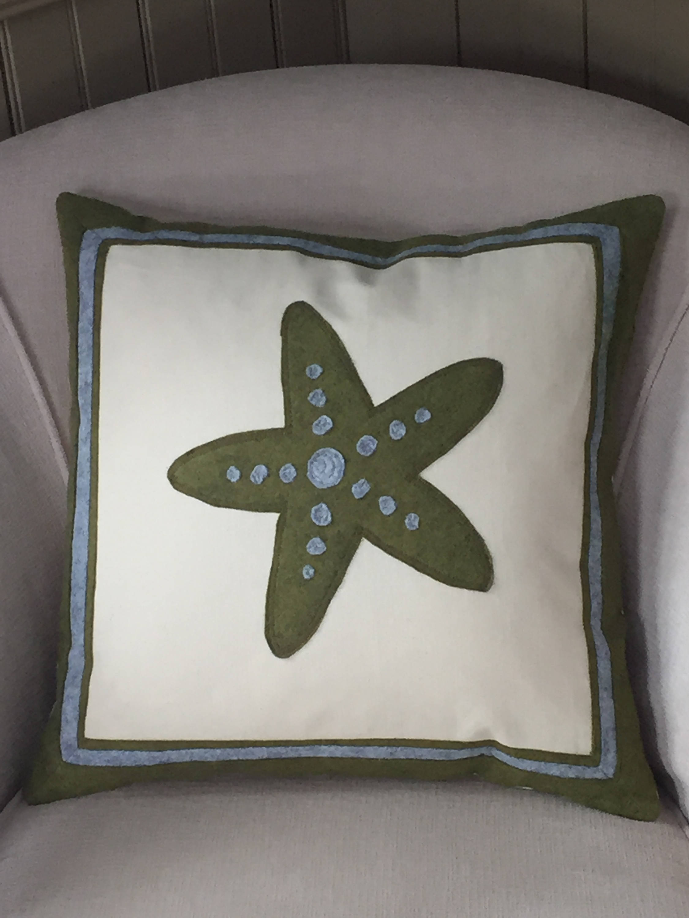 Starfish Decorative Throw Pillow Etsy
