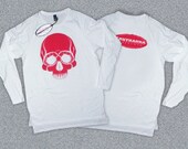 The Skull on Anvil Long and Lean Raglan