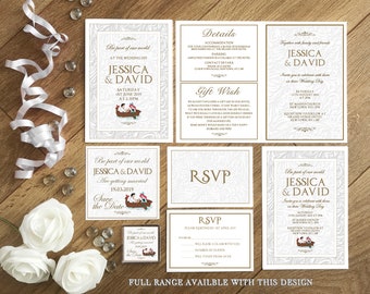 Little Mermaid Disney Wedding Invitations