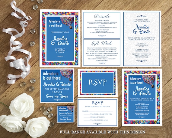 Wedding Invitations Disney Invitations Disney Wedding Etsy
