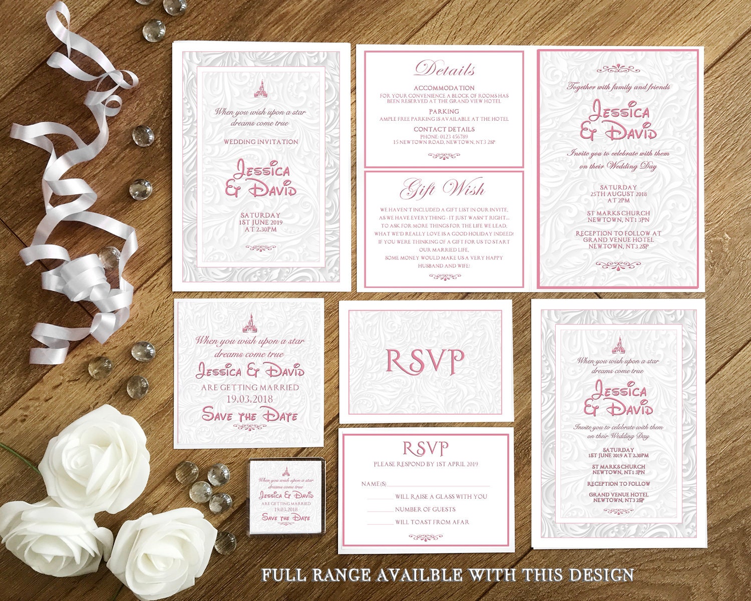 Wedding Invitations. Disney Invitations. Disney Wedding. Fairytale wedding. Disney wedding Invitations. Disney Save the date.