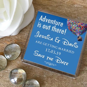 Disney Up Wedding Save the Date Magnets