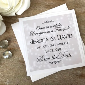 Save the date cards, Fairytale wedding, Save the date, fairytale save the date, Disney Wedding, Disney Save the date