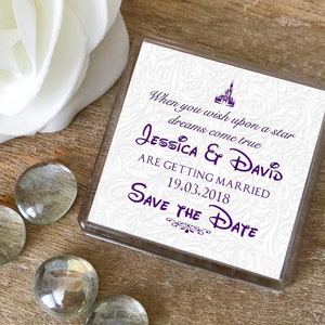 Disney Wedding Magnets, Fairytale Wedding, Magic Kingdom
