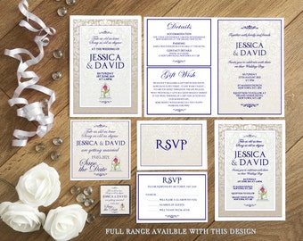 Fairytale Wedding Invitations, Disney Wedding Cards