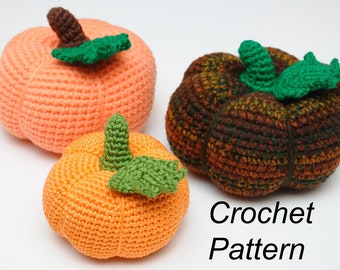 Crochet pumpkin pattern Rustic pumpkin PDF Crochet food Halloween pumpkin Farmhouse Decor Home Decor Autumn Thanksgiving gift MeetBestKnit