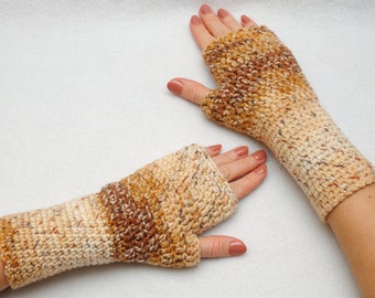 Fingerless Gloves Fingerless Mittens Womens Gloves Crochet Gloves Girlfriend Gift for Wife Gift For Her Winter Gloves Womens gift ideas