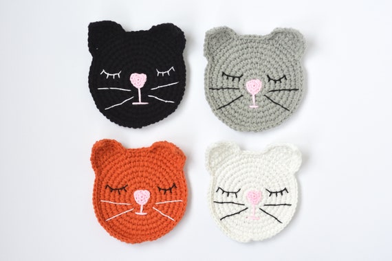 Cat Car Cup Holder Coaster 2: Crochet pattern