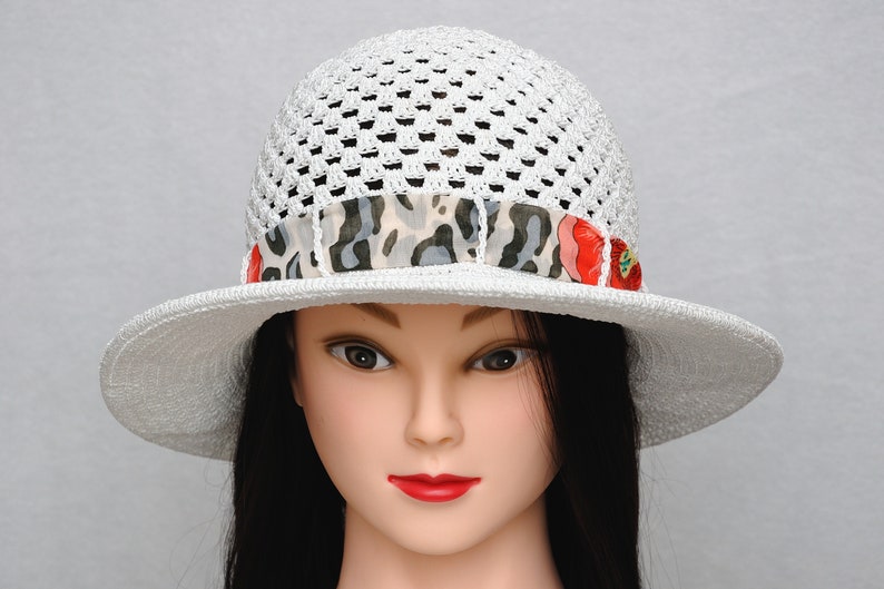 Crochet Beach Hat Floppy Sun Hats Womens hats Crochet Hat Beach Accessories Wide Brim Hat Summer outfits Vacation accessories Casual Hat