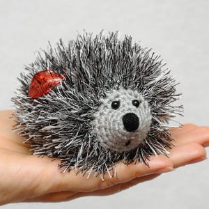 Gift for kids Toys Crochet hedgehog Plushie Stuffed Animal miniature pet crochet toys Baby gift Toddler toys woodland girl gift MeetBestKnit