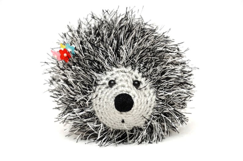 Crochet hedgehog flowers Baby toy mini miniature pet Kids toys Plush toy Kids Stuff Toy Stuffed Animal Amigurumi Baby birthday Gift ideas