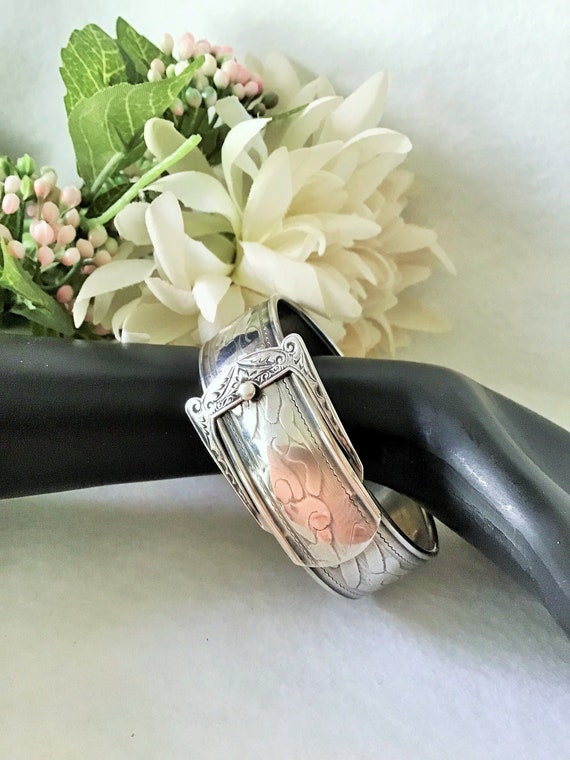 Bracelet Bangle Sterling Silver Art Nouveau Art De