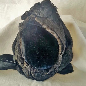 Bonnet Hat Victorian Edwardian Mourning Bonnet image 7