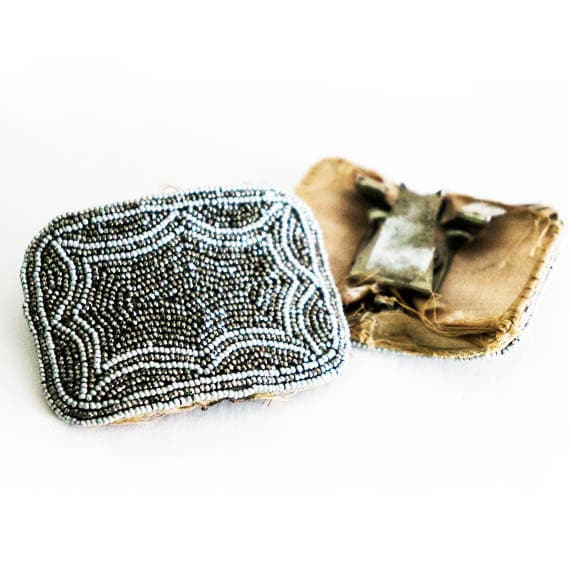 Beaded Shoe Clips 1920s Gem