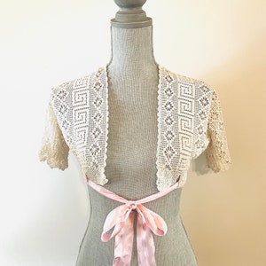 Edwardian Corset Cover Top French Canadian Heirloom