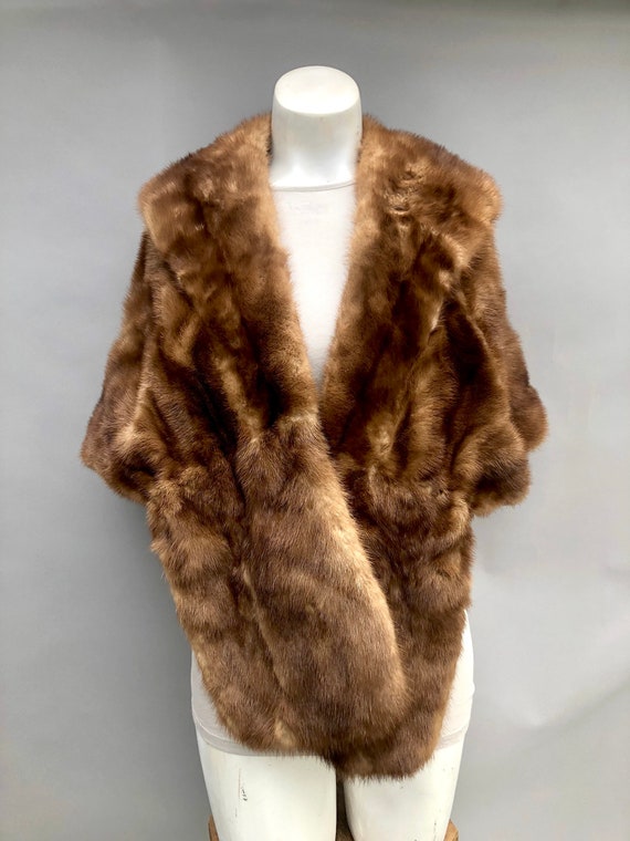 Mink Fur Bridal Shrug Stole