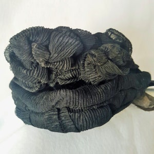 Bonnet Hat Victorian Edwardian Mourning Bonnet image 9