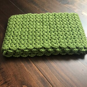 Hand crocheted infinity scarf