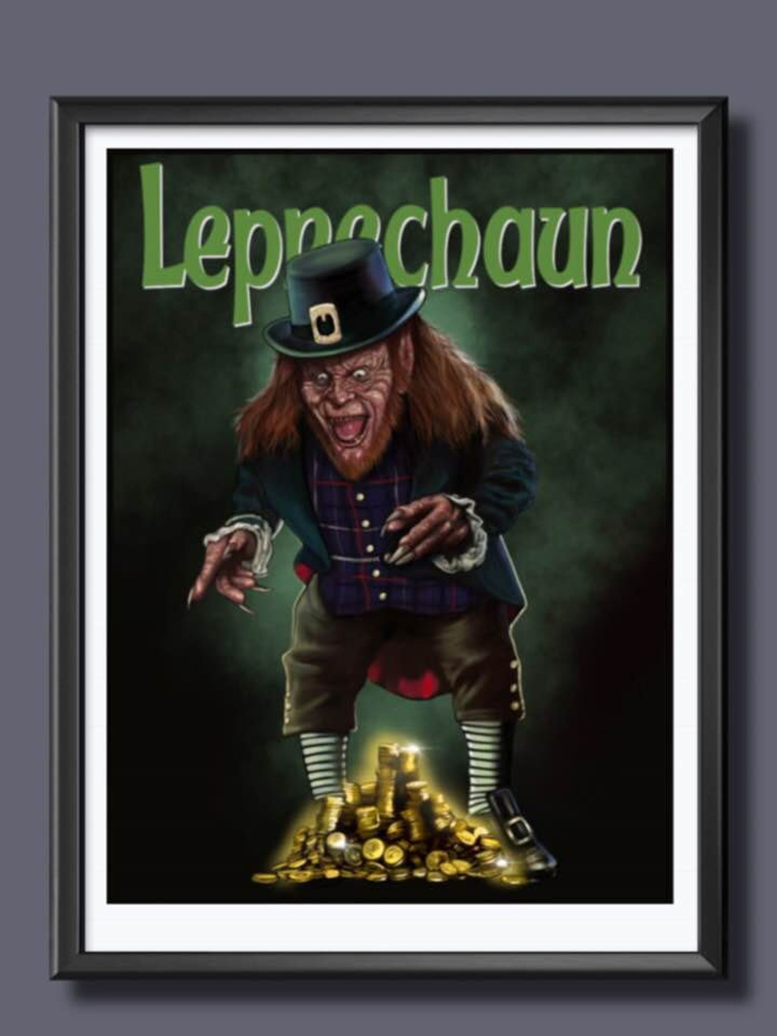Leprechaun Fan Art Impresión de cartel de tamaño A3 Etsy