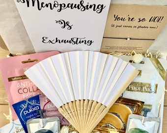 ULTIMATE Menopause pamper gift , Mother’s Day gift , relaxation gift, Menopause Gift box, pamper hamper, care package 50th Birthday gift