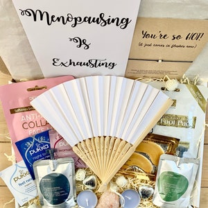 ULTIMATE Menopause pamper gift , Mothers Day gift , relaxation gift, Menopause Gift box, pamper hamper, care package 50th Birthday gift image 1