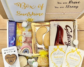 Box of sunshine - mini Recovery Get Well Soon Gift - Thinking of you Gift Set - Box for Strength - Get Well Soon Box - Gift for Her