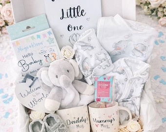 Baby Unisex Hamper Gift Set, New Parents Gift Set, New Baby Gift, Baby Shower Gift, Baby Hamper, Baby Girl Hamper, Baby Boy Hamper, New Mum