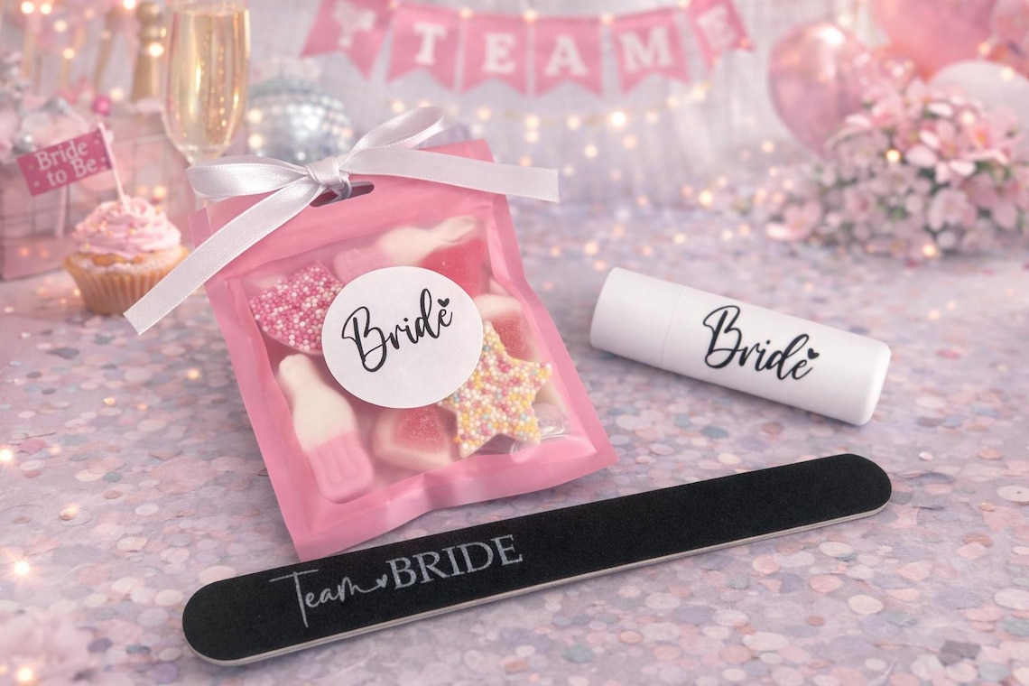 Personalised Hen Party Sweets Candy Pouches Hen Do Party Favours Treat — free download